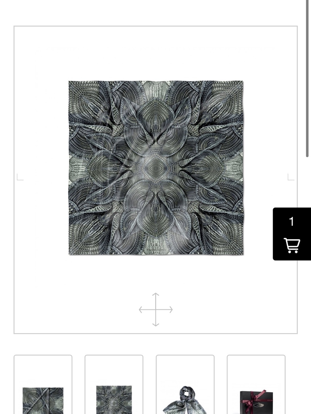 Iris van Herpen Abstract Swirl Scarf - Picture 4 of 8